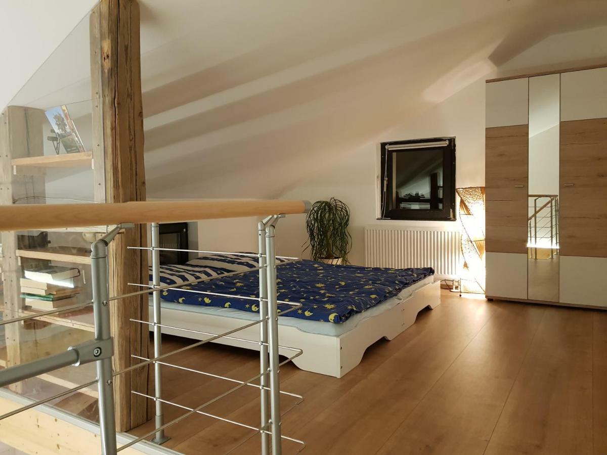 Apartament Ferienhaus Balkenkunst Radebeul Zewnętrze zdjęcie