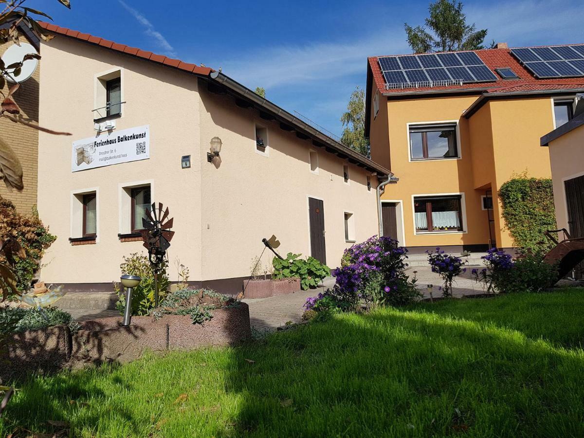 Apartament Ferienhaus Balkenkunst Radebeul Zewnętrze zdjęcie